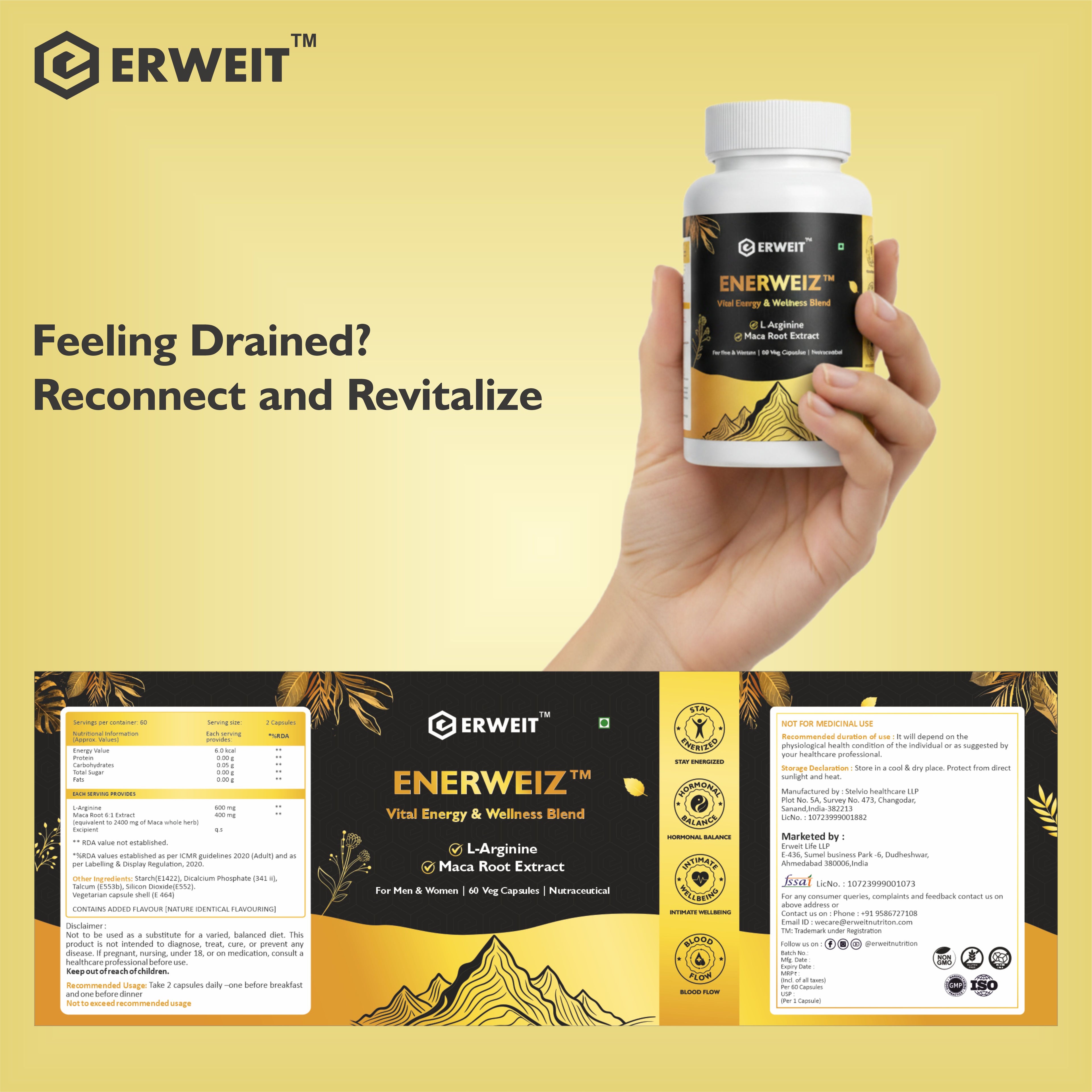 Enerweiz™ – Vital Energy & Wellness Blend