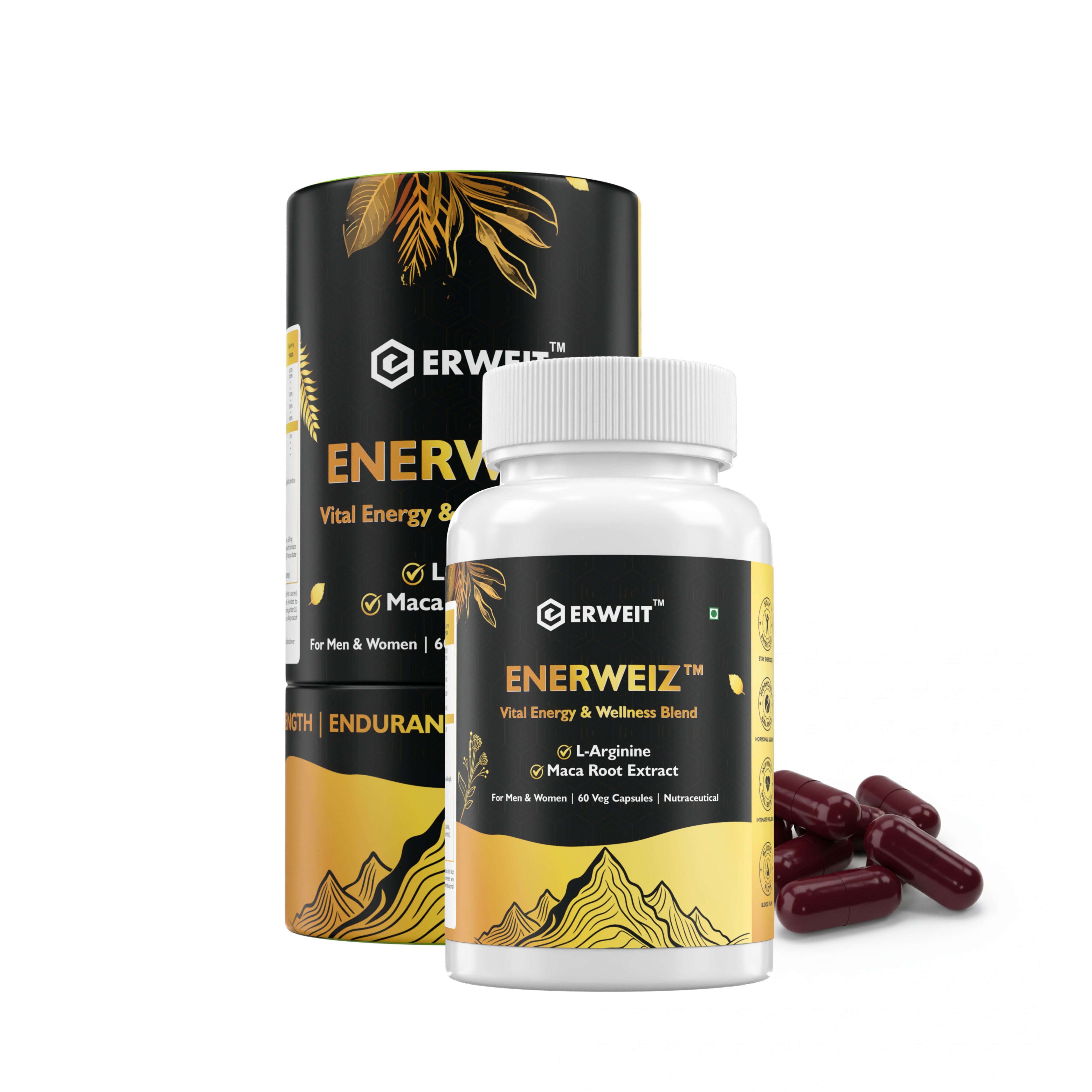 Enerweiz™ – Vital Energy & Wellness Blend benefit infographic 1