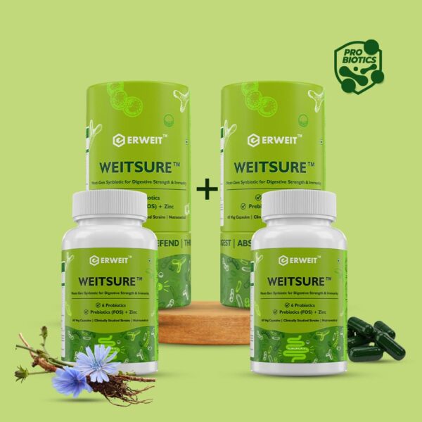 Weitsure™ – Advanced Synbiotic for Gut & Immune Health (Pack of 2)