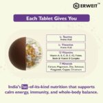 ERWEIT Immuno+ Multivitamin & Multimineral Tablets with L-Taurine & L-Theanine | Intelligent Daily Nutrition with 13 Vitamins & 7 Minerals (Pack of 1) - Image 2